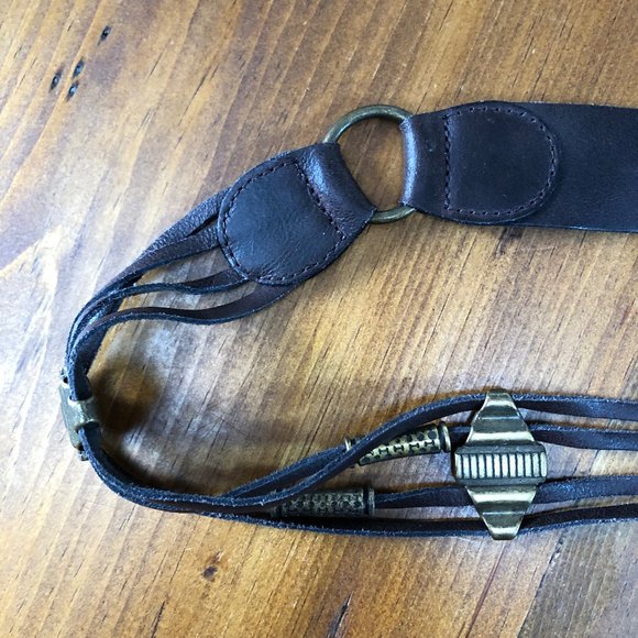 Zara LEATHER BELT - Picture 3 of 3